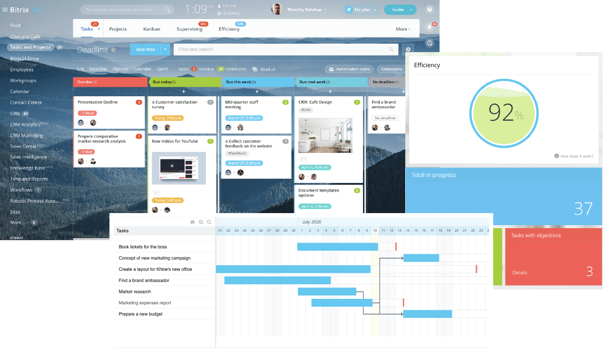 Bitrix24 project management